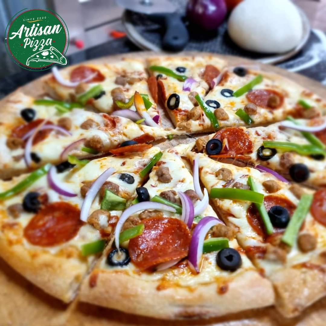 Pizza Suprema Con mas queso