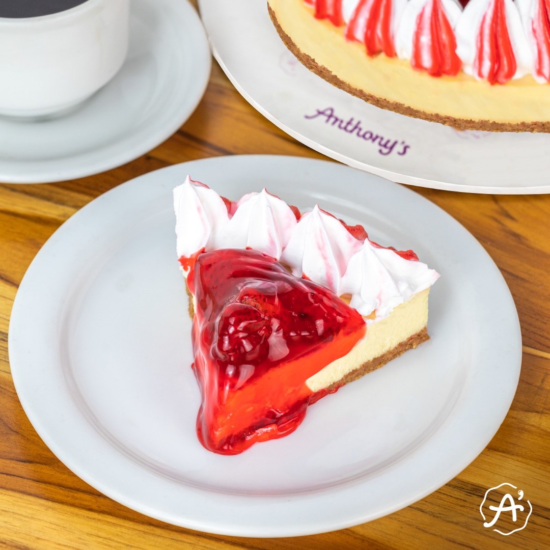 Porción de Cheesecake de fresa