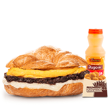 Menú Croissant Típico