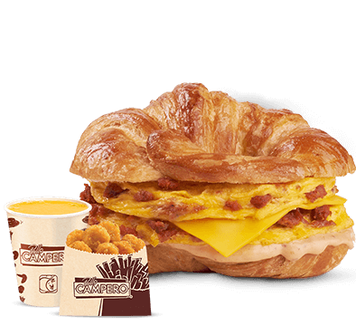 Menú Croissant Chorizo